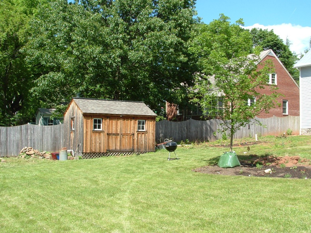 cedar garden shed