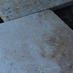 Travertine pavers installed in Virginia