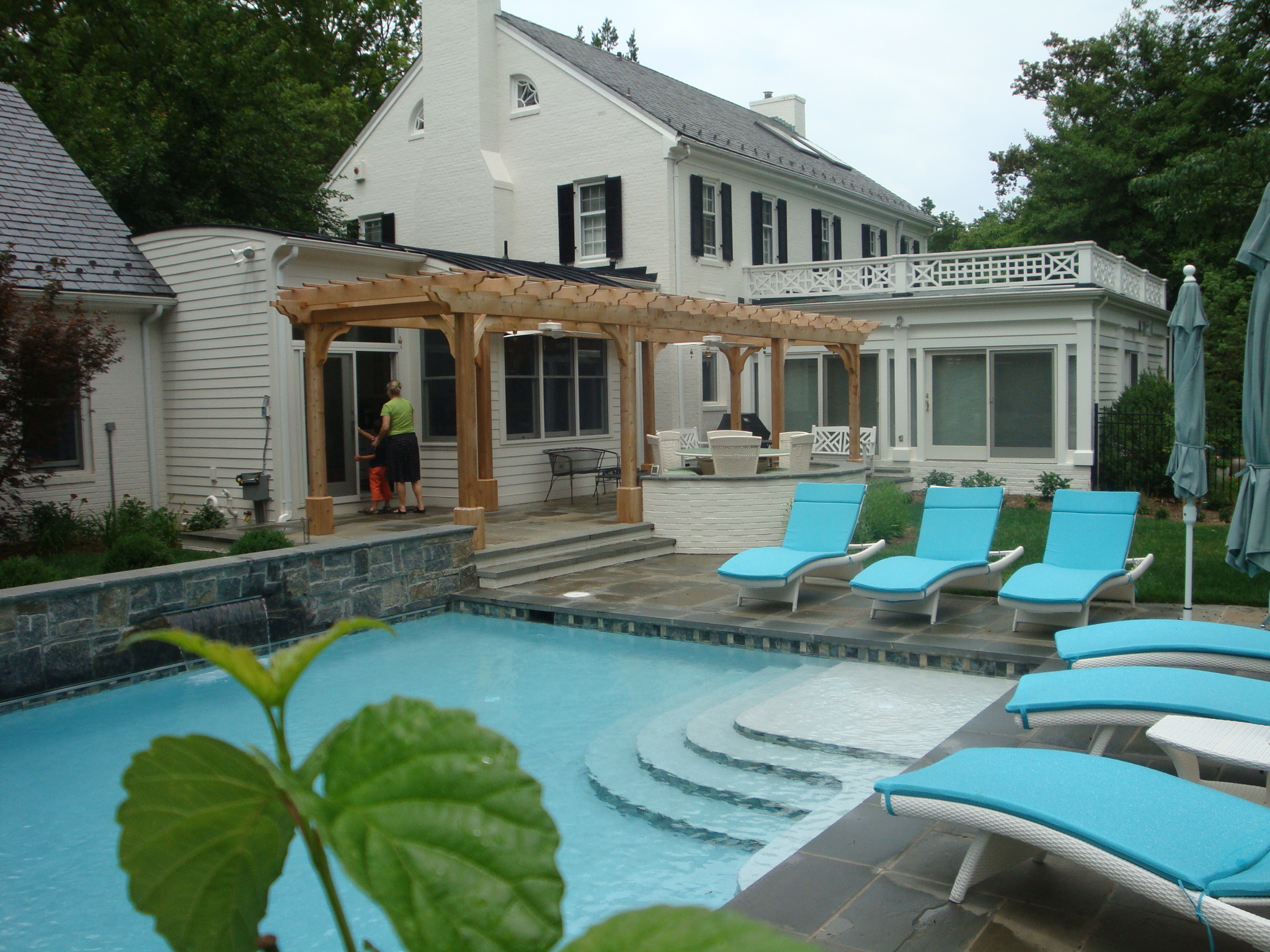 Fredericksburg Pool Patio Pergola Design 