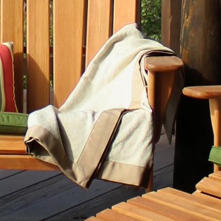 blanket for cool patio weather