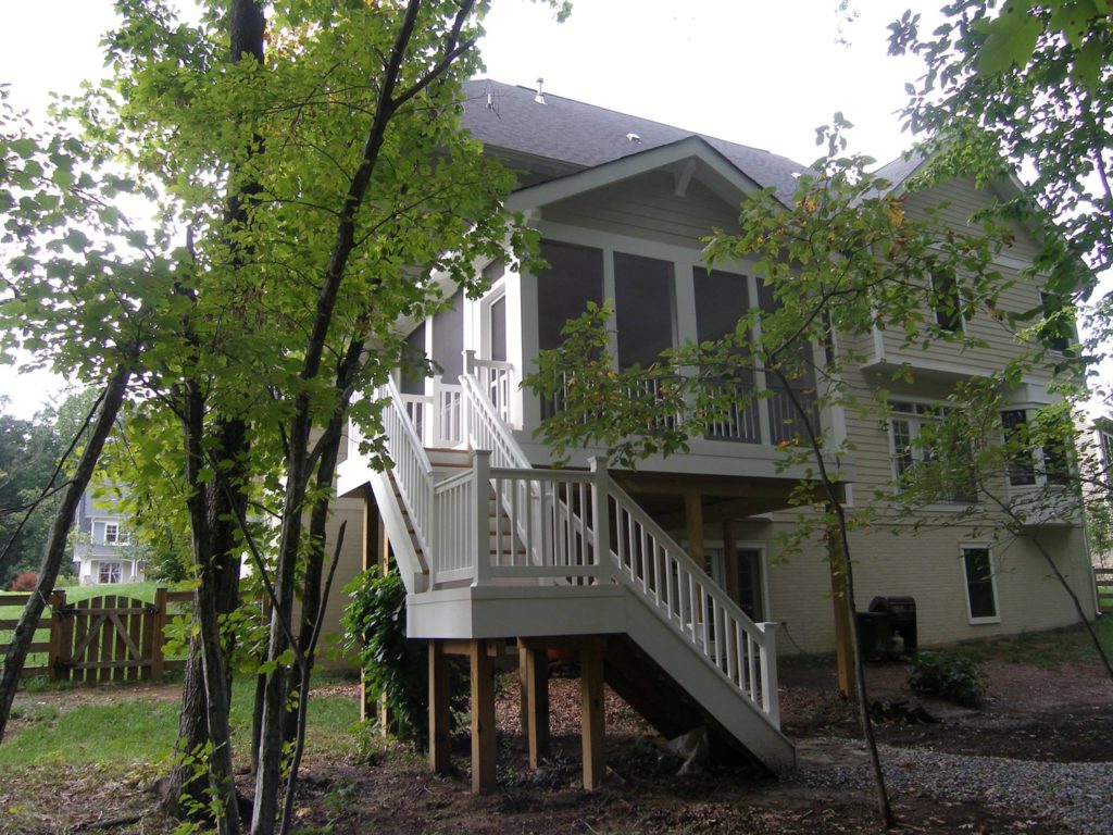 wrapped screen porch