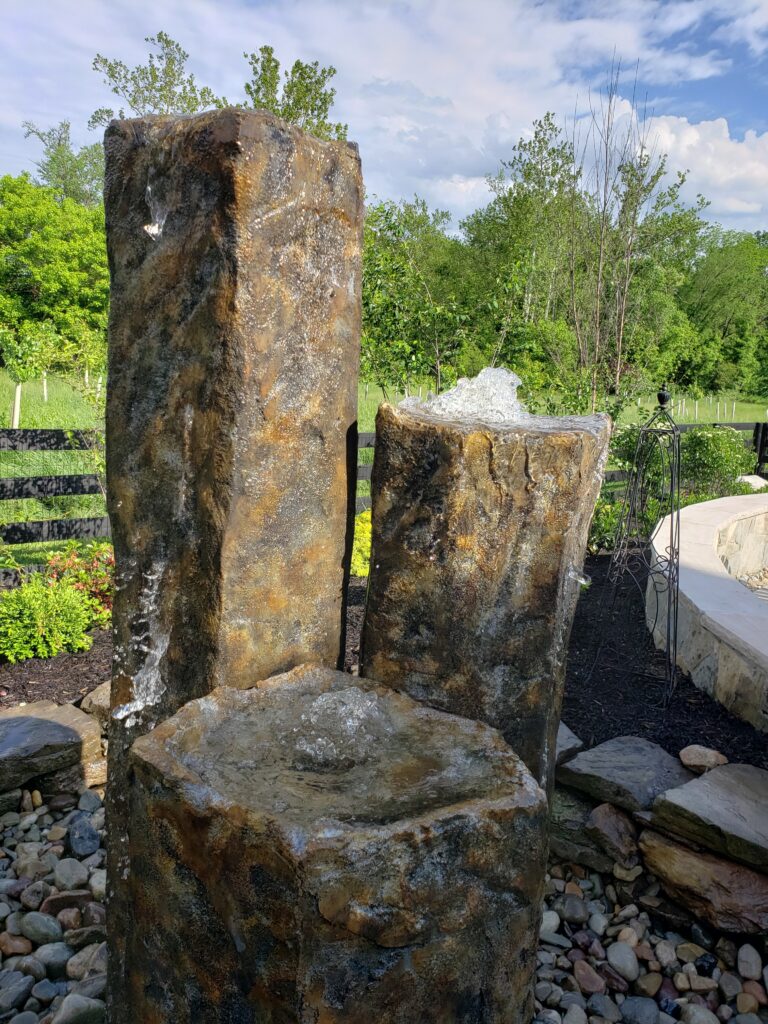 Water feature in Willowsford VA