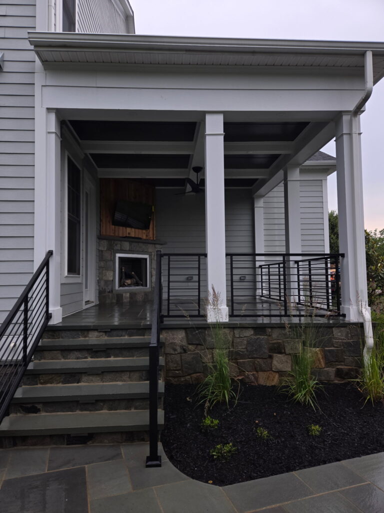 remodeled porch in Willowsford
